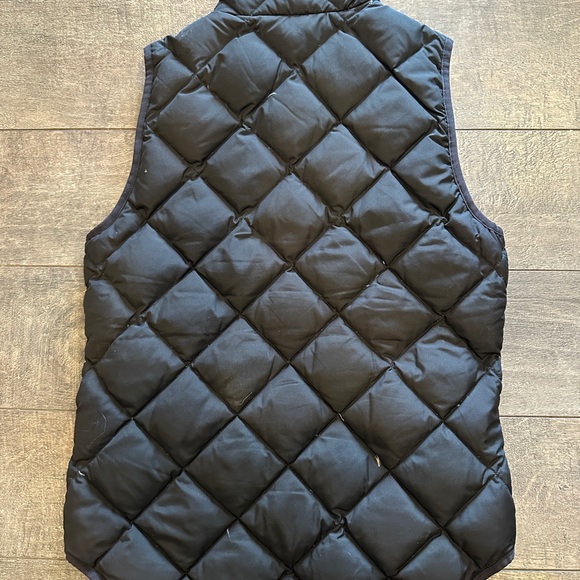 Jcrew Black Gold Quilted Puffer Vest Size XS - Picture 5 of 7